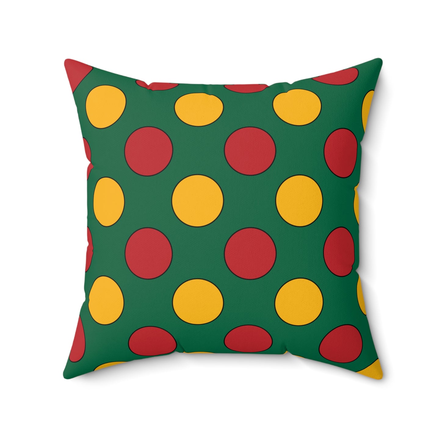 Lithuania Retro Polka Dots Cushion Pillow