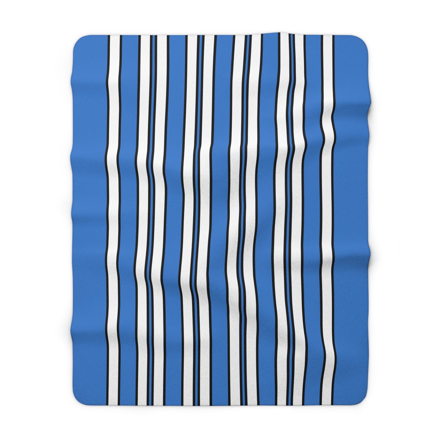 Antarctica Retro Stripes Blanket Throw
