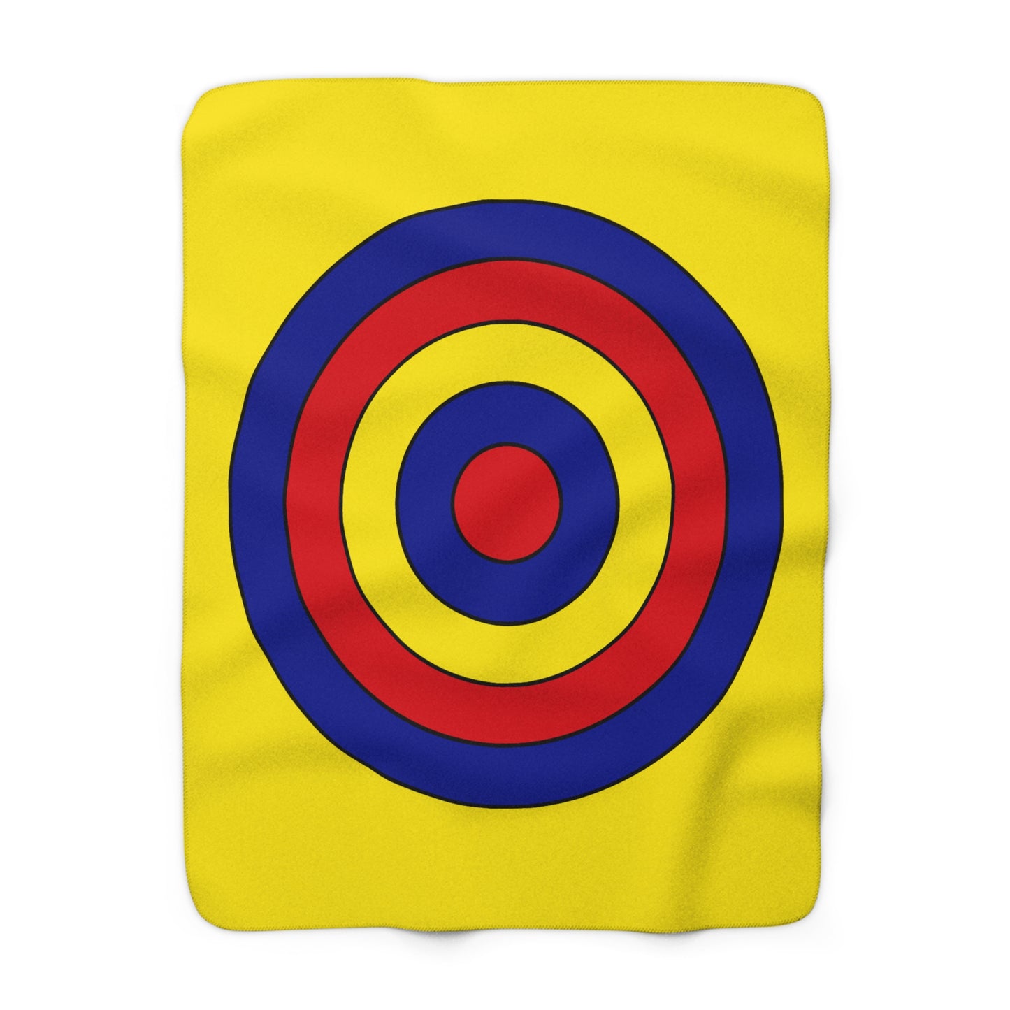 Colombia Retro Target Blanket Throw
