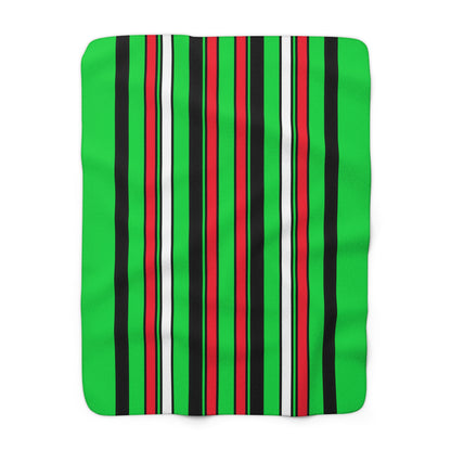 Kuwait Retro Stripes Blanket Throw