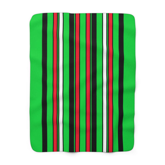 Kuwait Retro Stripes Blanket Throw