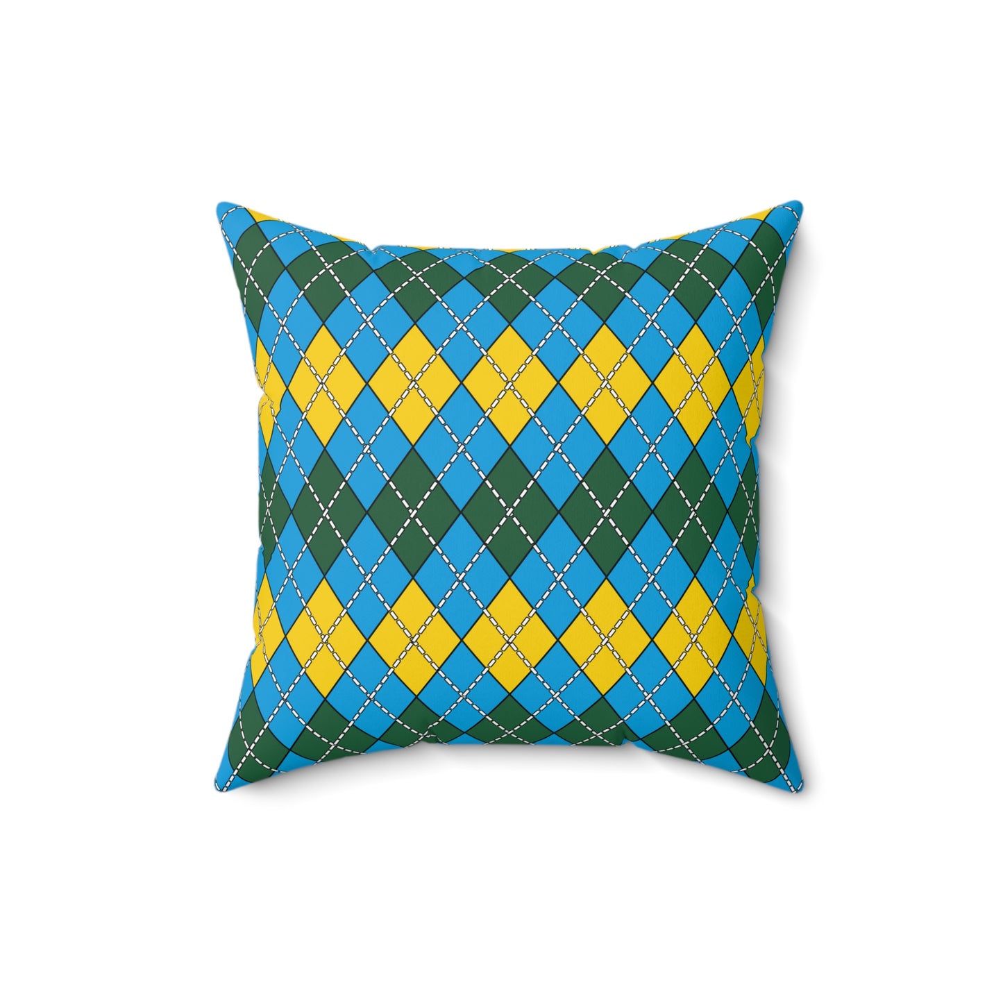 Rwanda Retro Argyle Cushion Pillow