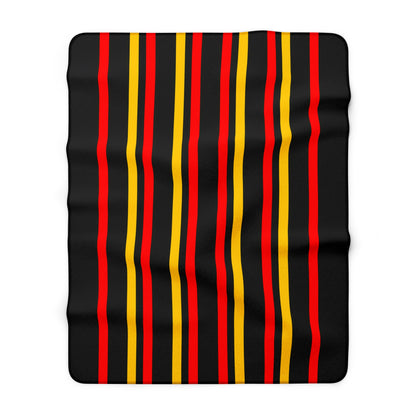 Germany Retro Stripes Blanket Throw
