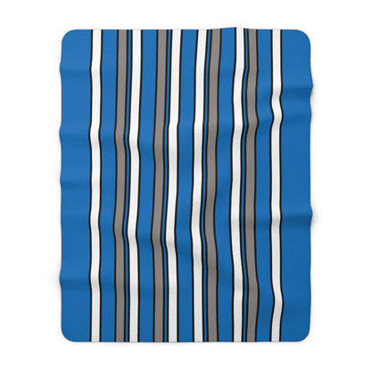 Northern Mariana Islands Retro Stripes Blanket Throw