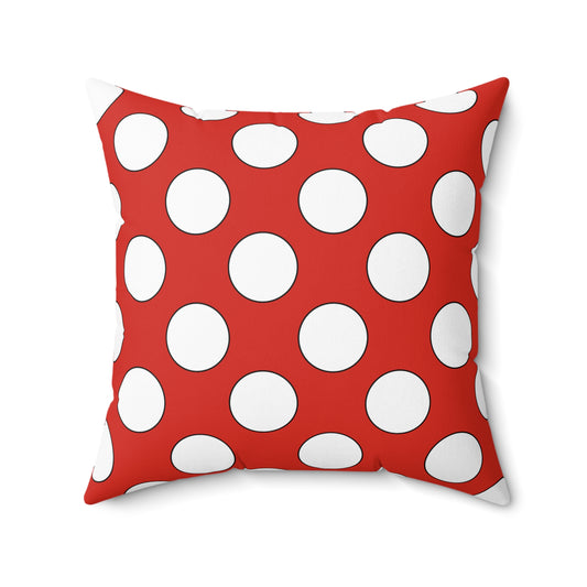Canada Retro Polka Dots Cushion Pillow
