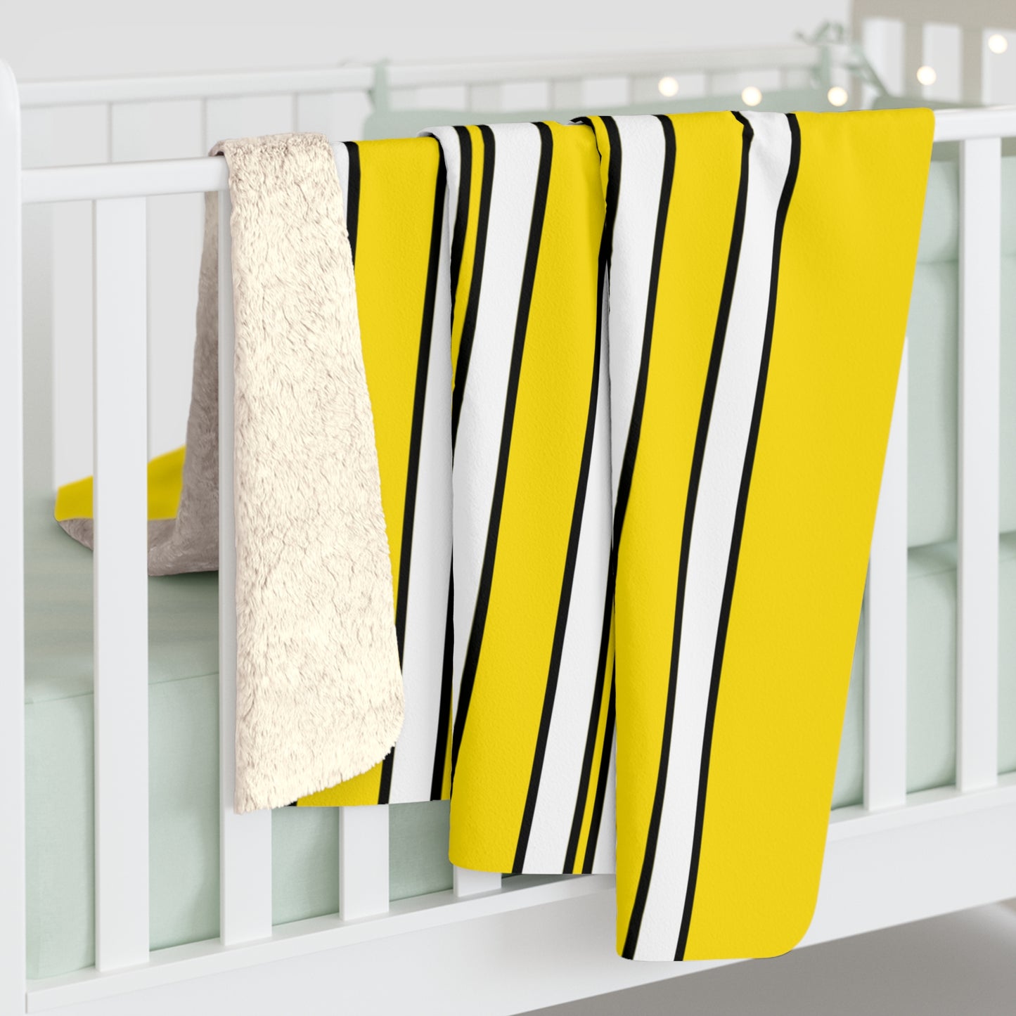 Vatican City Retro Stripes Blanket Throw