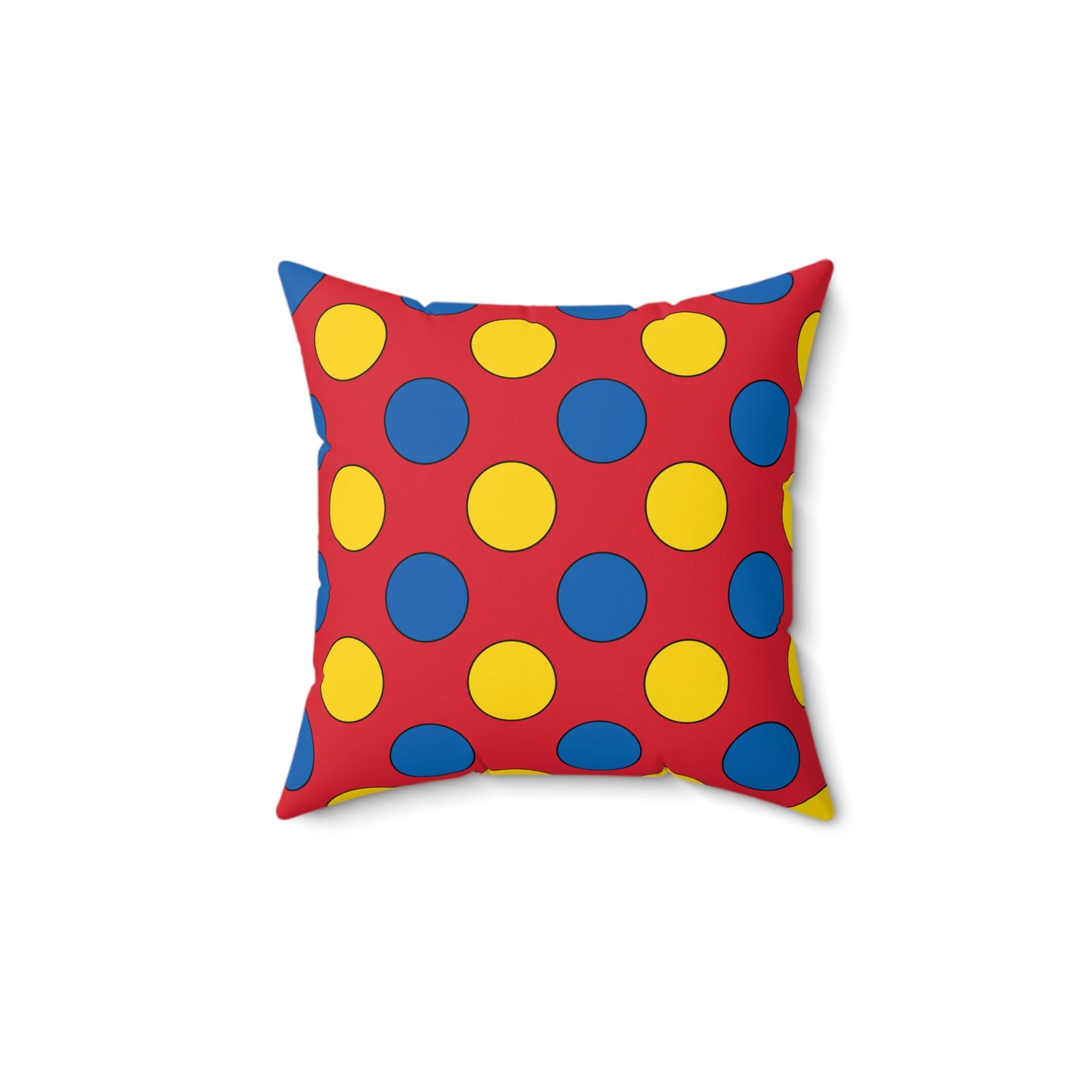 Mongolia Retro Polka Dots Cushion Pillow