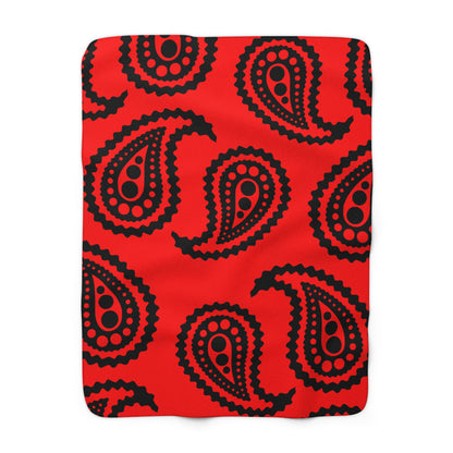 Albania Retro Paisley Blanket Throw