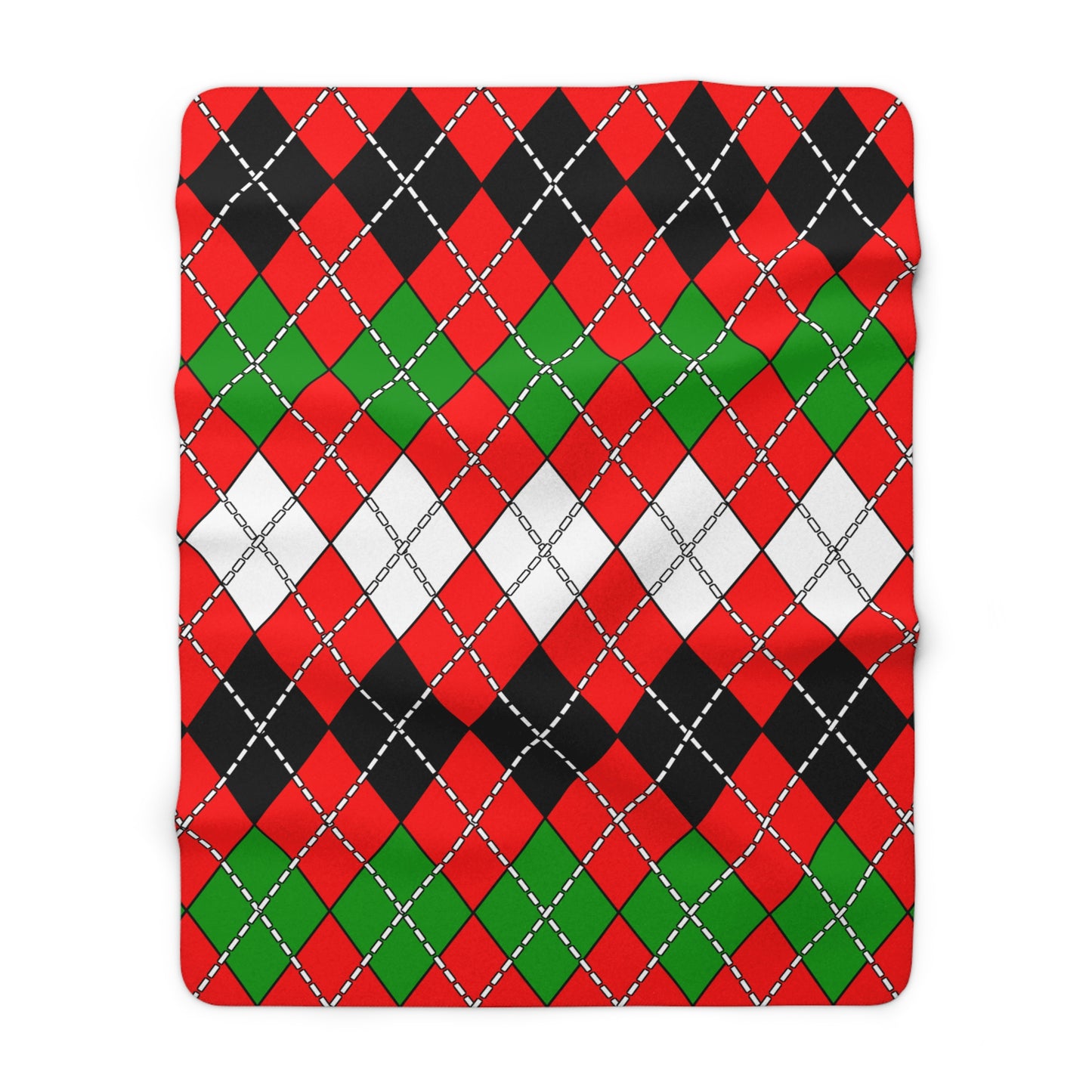 Jordan Retro Argyle Blanket Throw