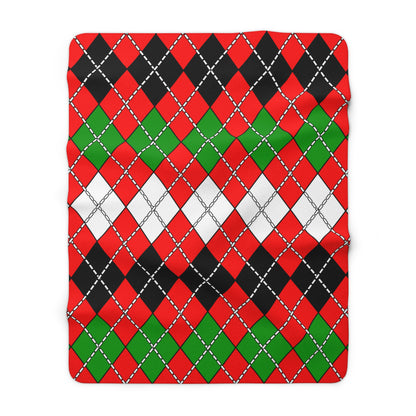 Jordan Retro Argyle Blanket Throw