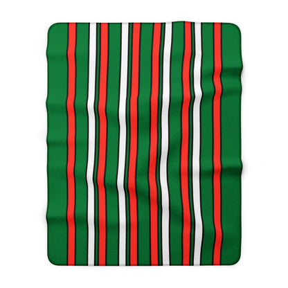 Madagascar Retro Stripes Blanket Throw