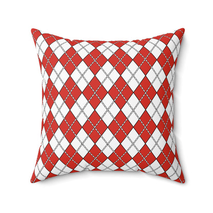 Canada Retro Argyle Cushion Pillow