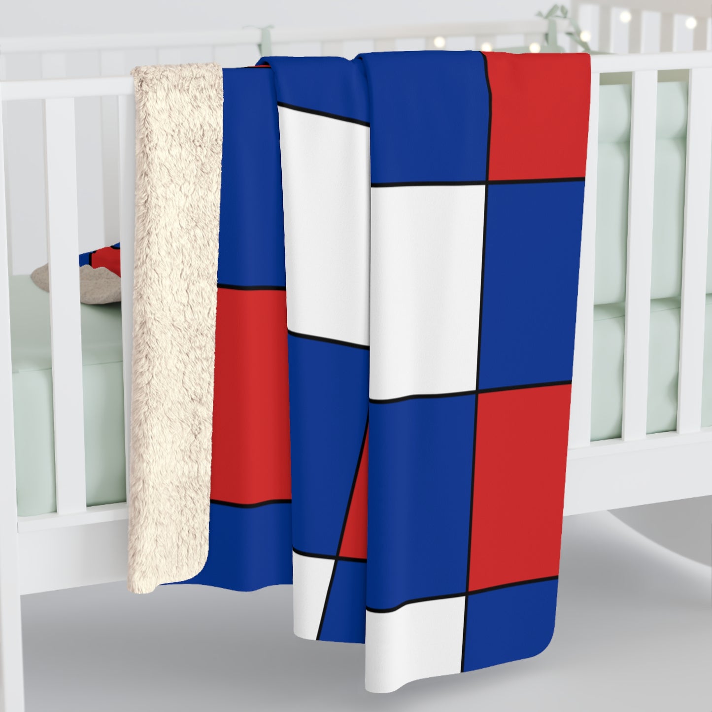 Iceland Retro Check Blanket Throw