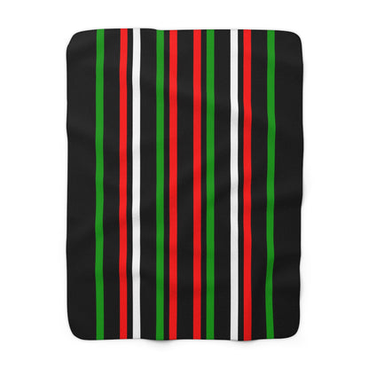 Sudan Retro Stripes Blanket Throw