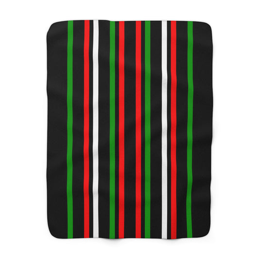Sudan Retro Stripes Blanket Throw