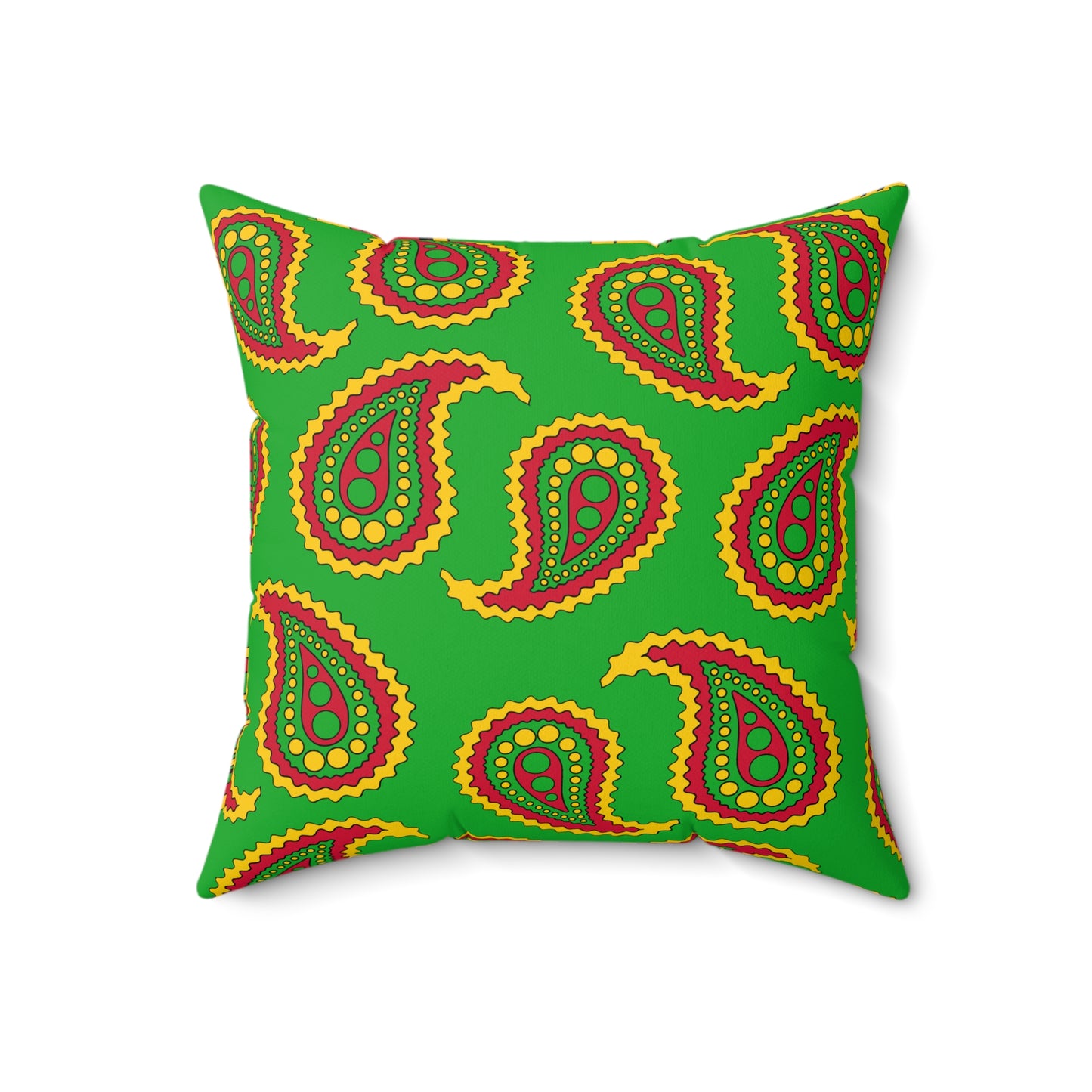 Sao Tome And Principe Retro Paisley Cushion Pillow