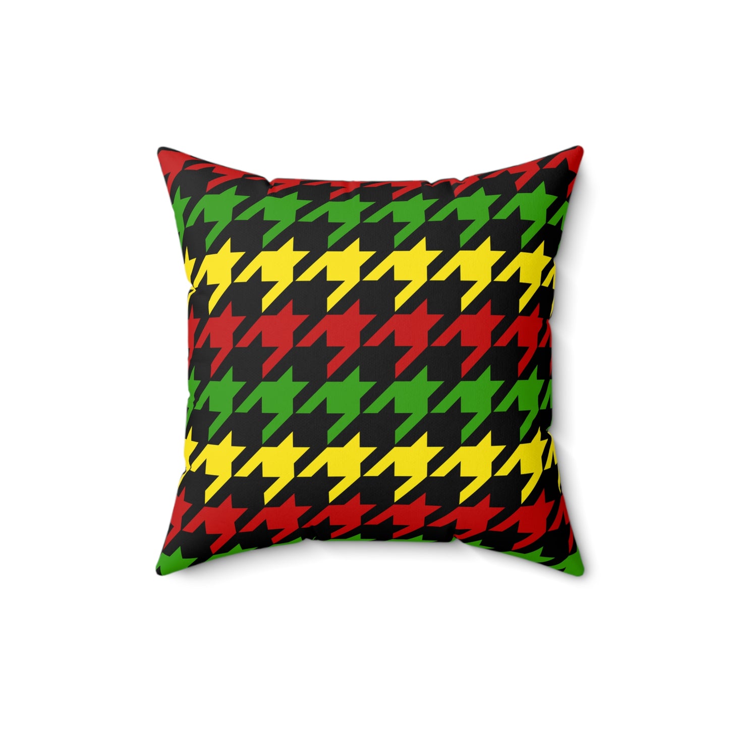 Saint Kitts And Nevis Retro Houndstooth Cushion Pillow