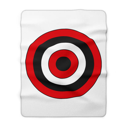 Gibraltar Retro Target Blanket Throw
