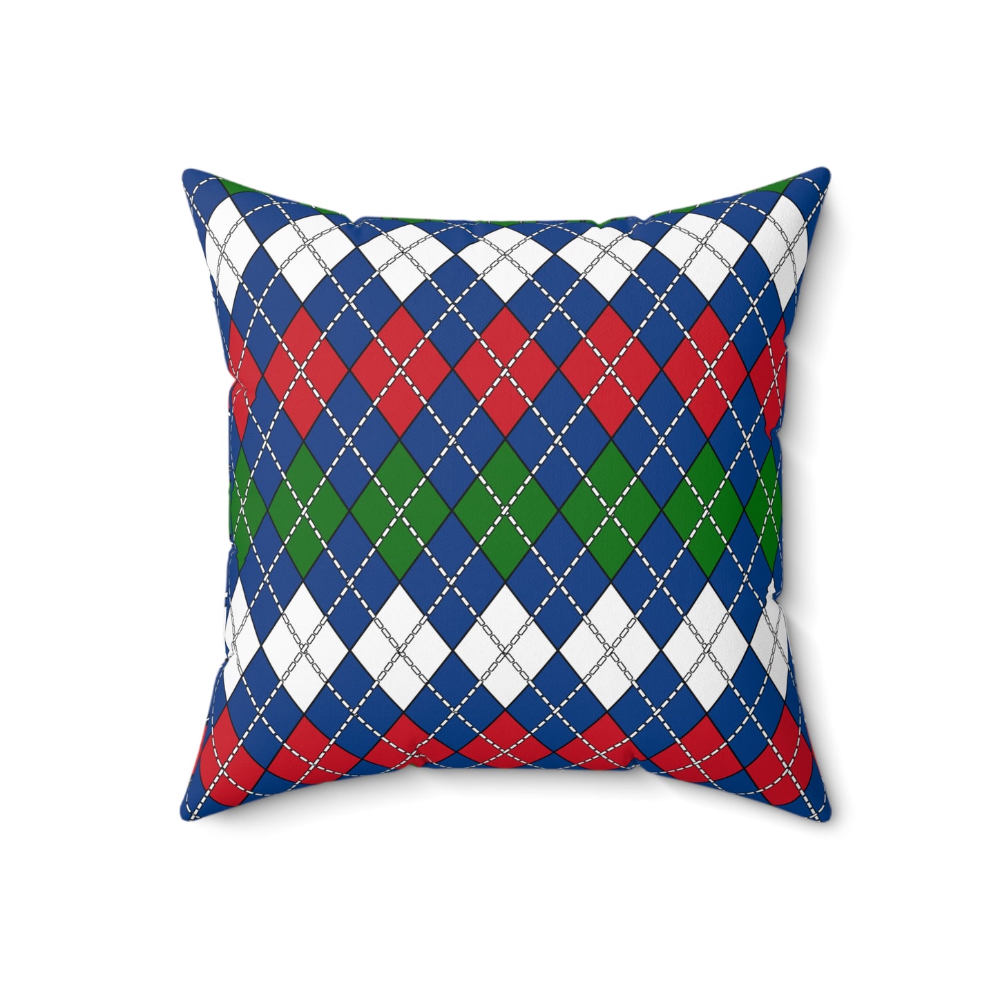 Belize Retro Argyle Cushion Pillow
