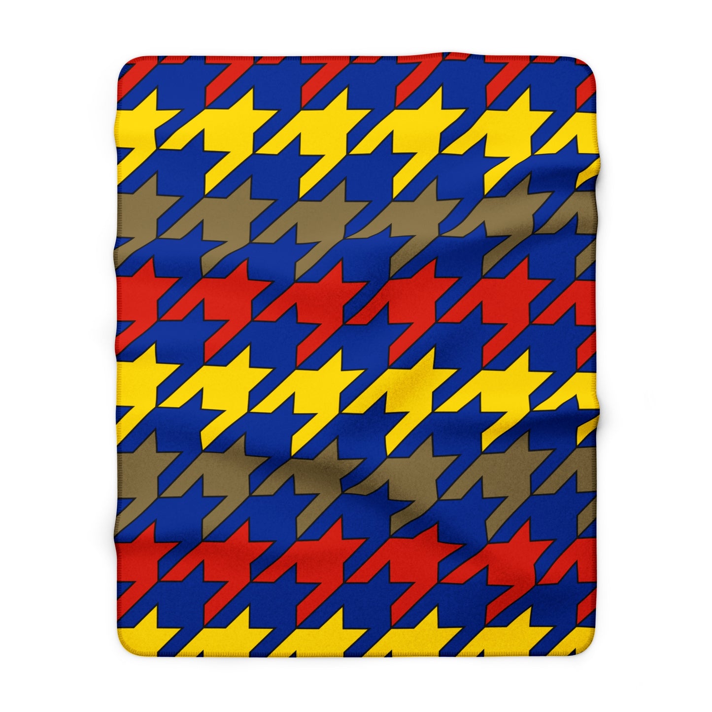 Moldova Retro Houndstooth Blanket Throw