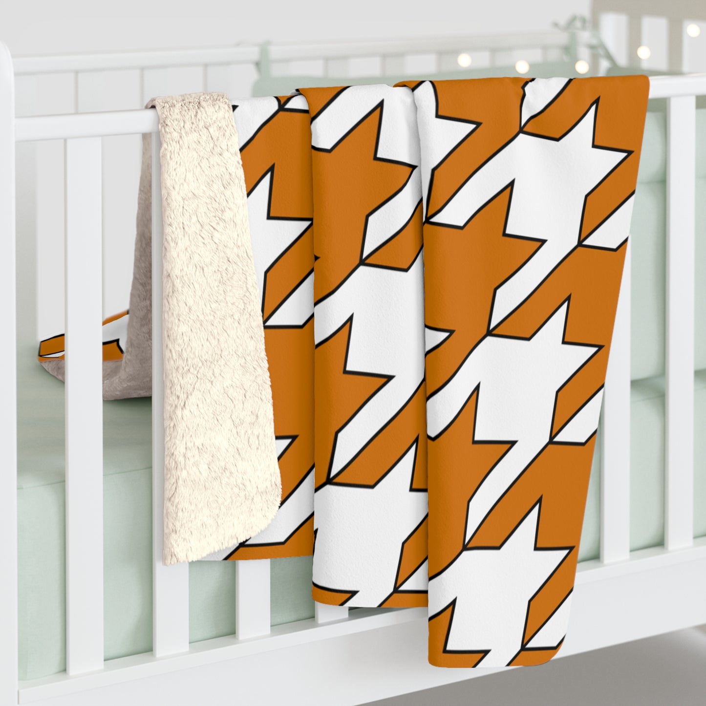 Cyprus Retro Houndstooth Blanket Throw