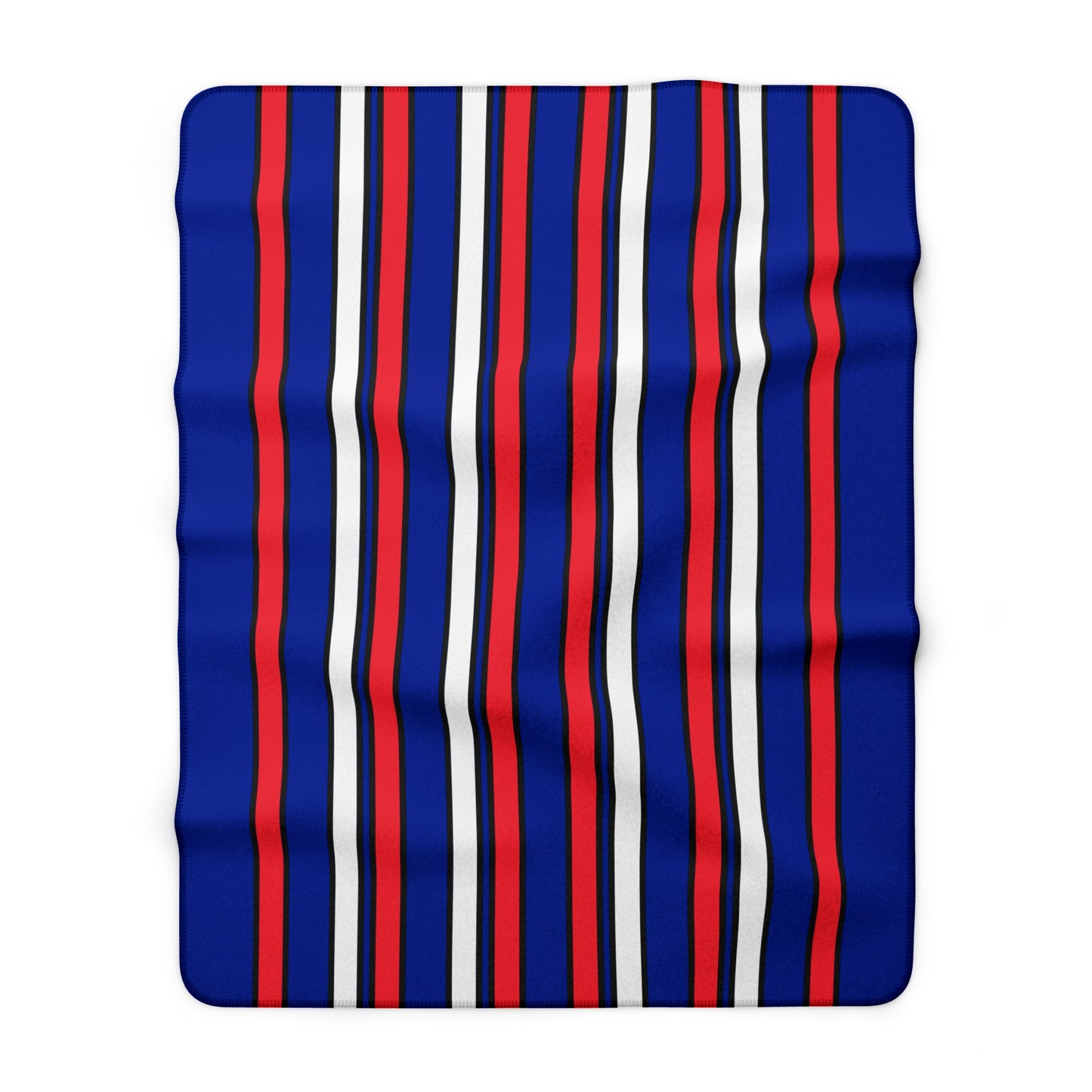 Sint Maarten Retro Stripes Blanket Throw