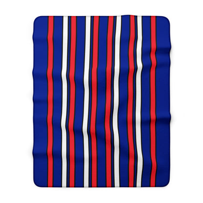 Sint Maarten Retro Stripes Blanket Throw