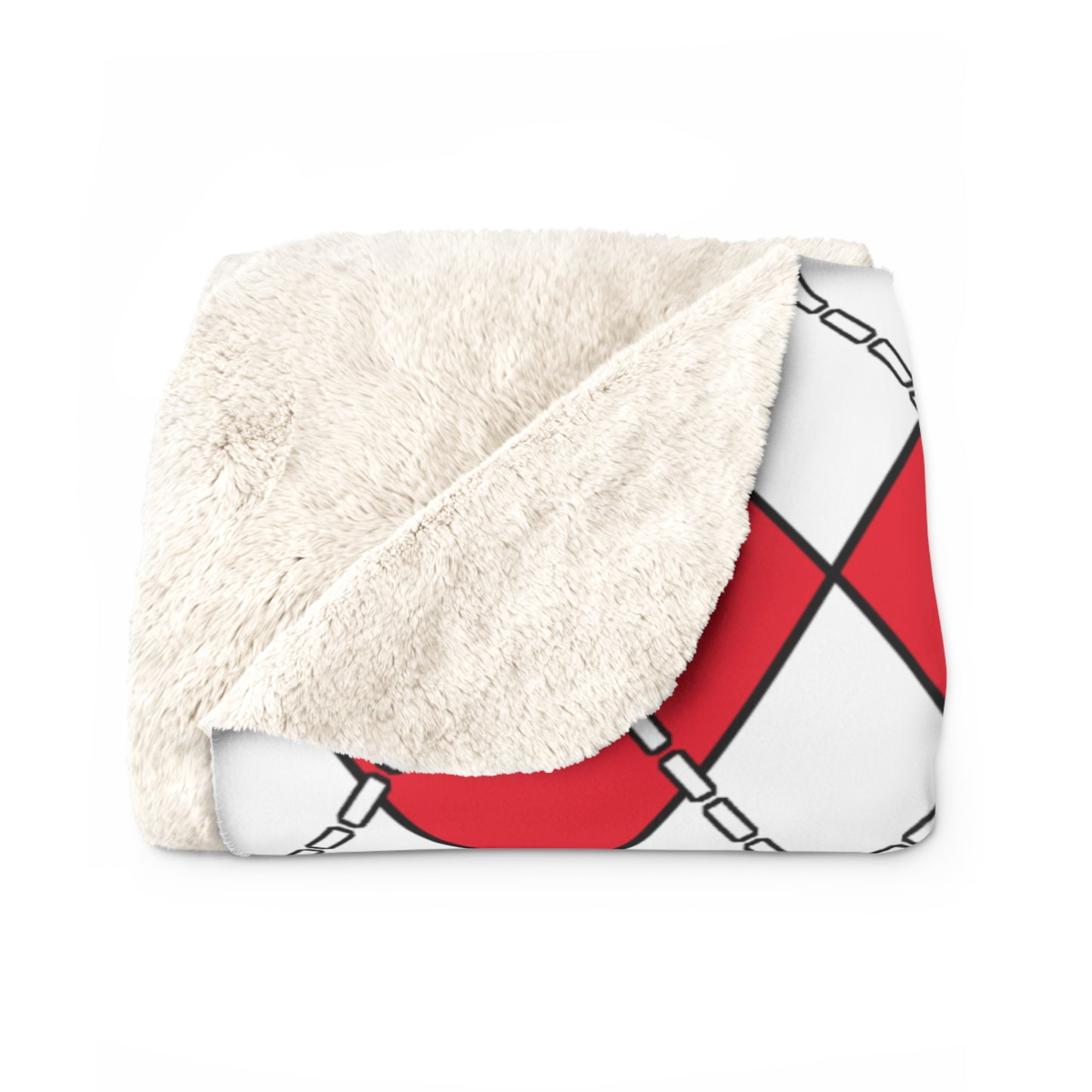 Guernsey Retro Argyle Blanket Throw