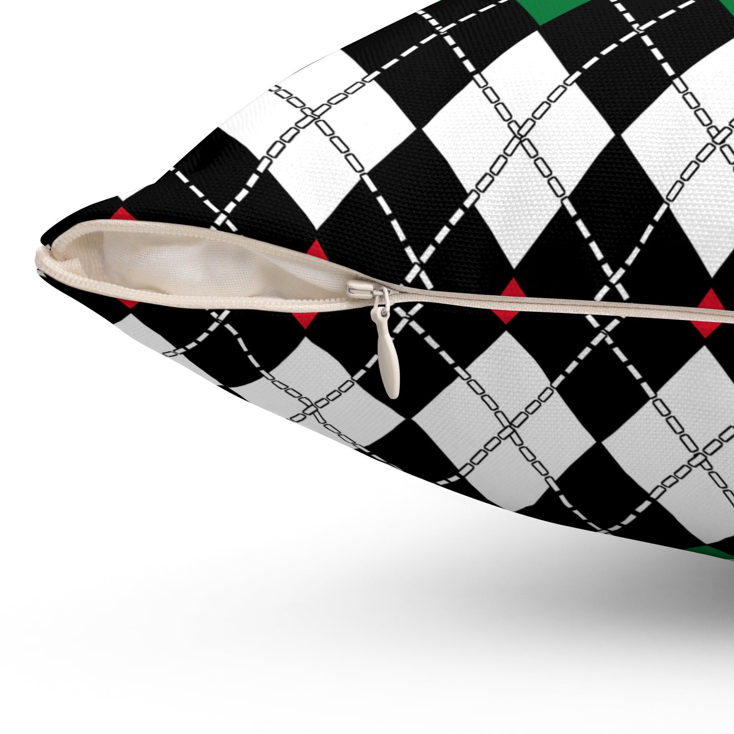 Syria Retro Argyle Cushion Pillow