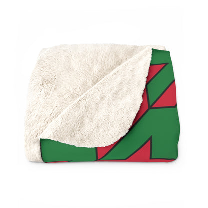Maldives Retro Houndstooth Blanket Throw
