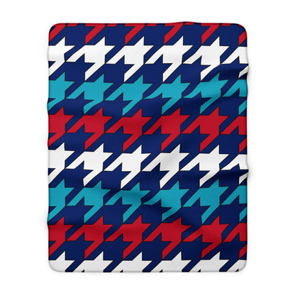 Montserrat Retro Houndstooth Blanket Throw