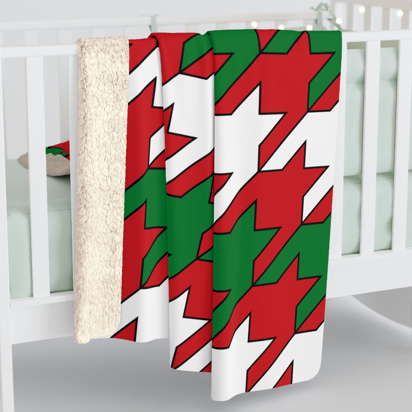 Belarus Retro Houndstooth Blanket Throw