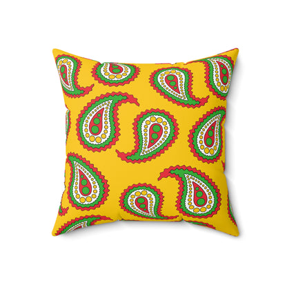 Myanmar Retro Paisley Cushion Pillow