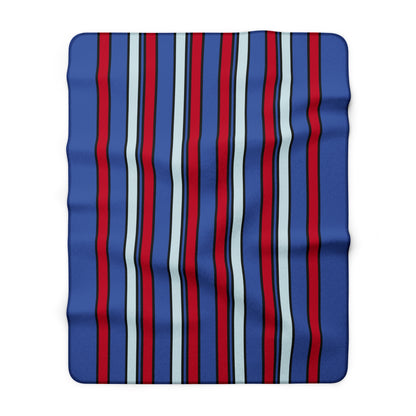 Guam Retro Stripes Blanket Throw
