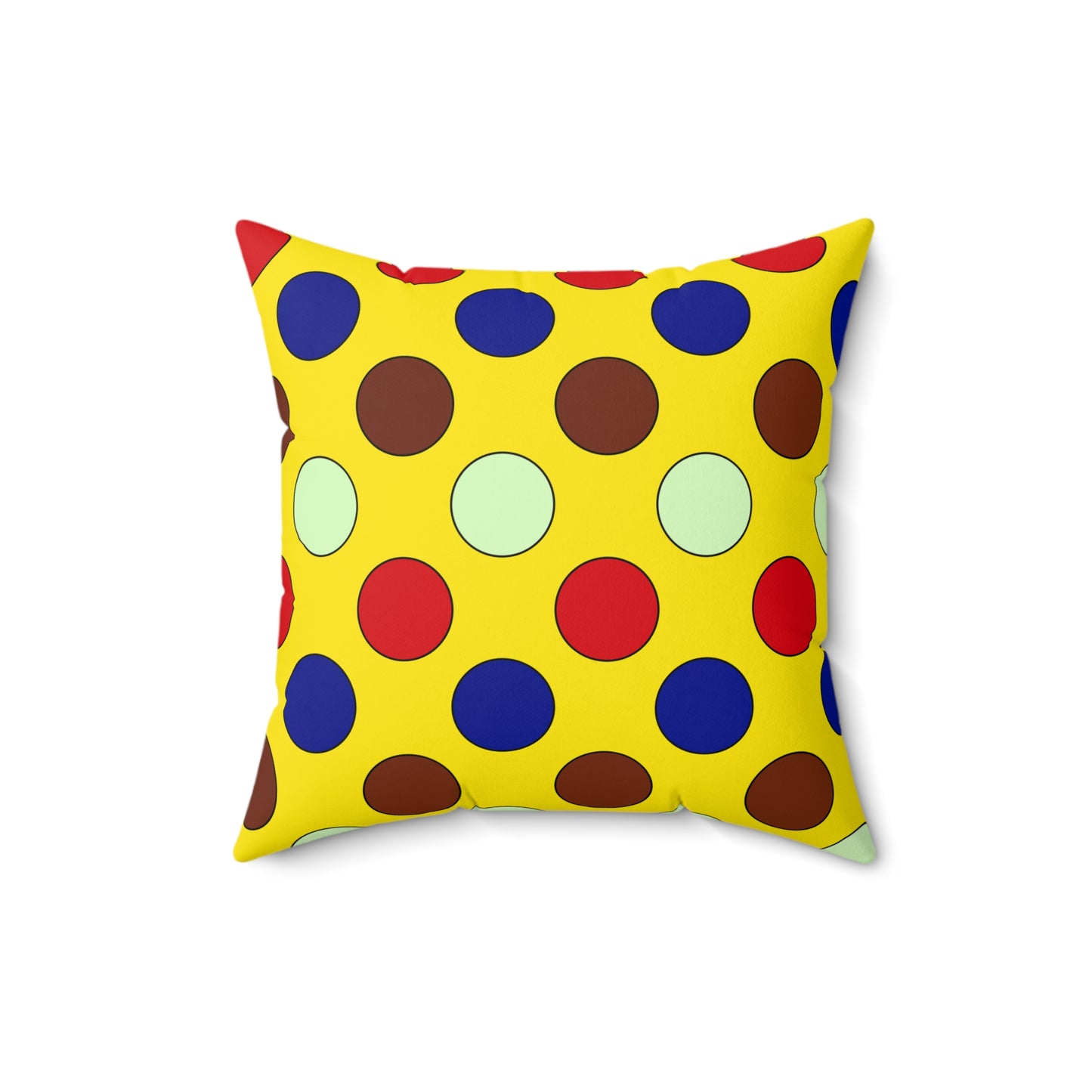 Ecuador Retro Polka Dots Cushion Pillow