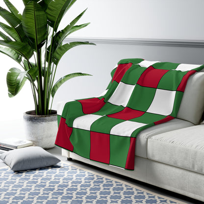 Suriname Retro Check Blanket Throw