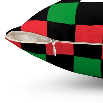Palestine Retro Check Cushion Pillow