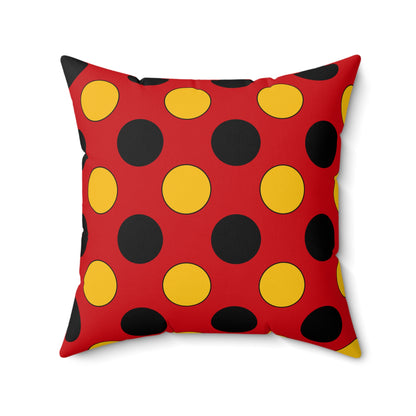 Timor Leste Retro Polka Dots Cushion Pillow