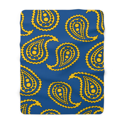 Sweden Retro Paisley Blanket Throw