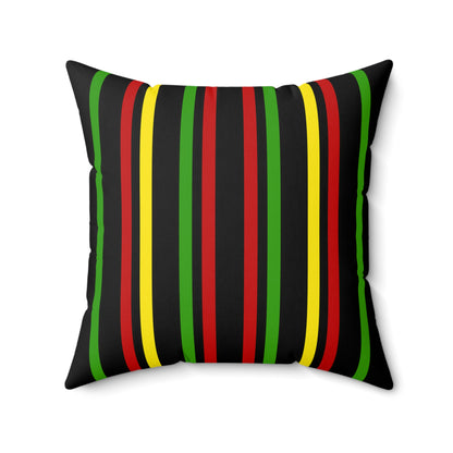 Saint Kitts And Nevis Retro Stripes Cushion Pillow