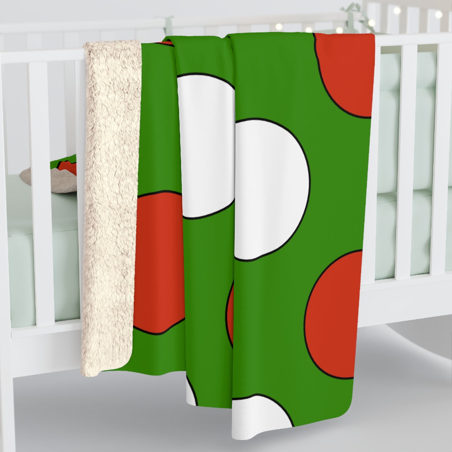 Hungary Retro Polka Dots Blanket Throw
