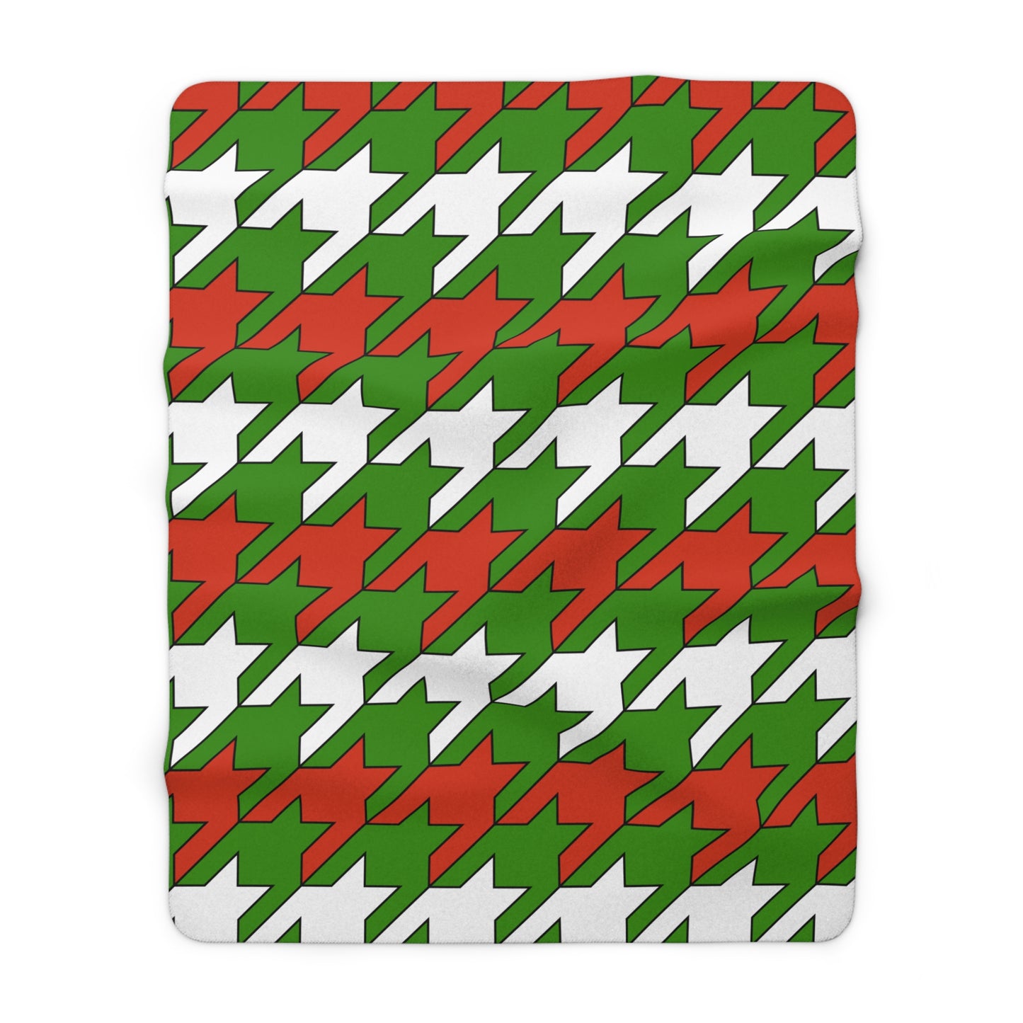 Hungary Retro Houndstooth Blanket Throw