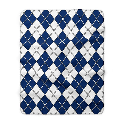 Finland Retro Argyle Blanket Throw