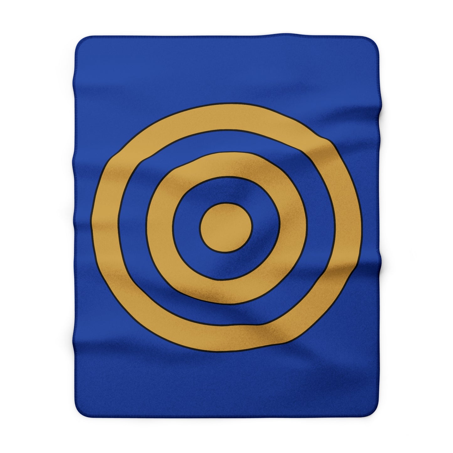 Kosovo Retro Target Blanket Throw