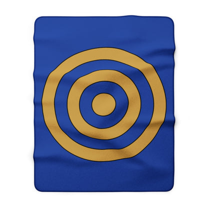 Kosovo Retro Target Blanket Throw