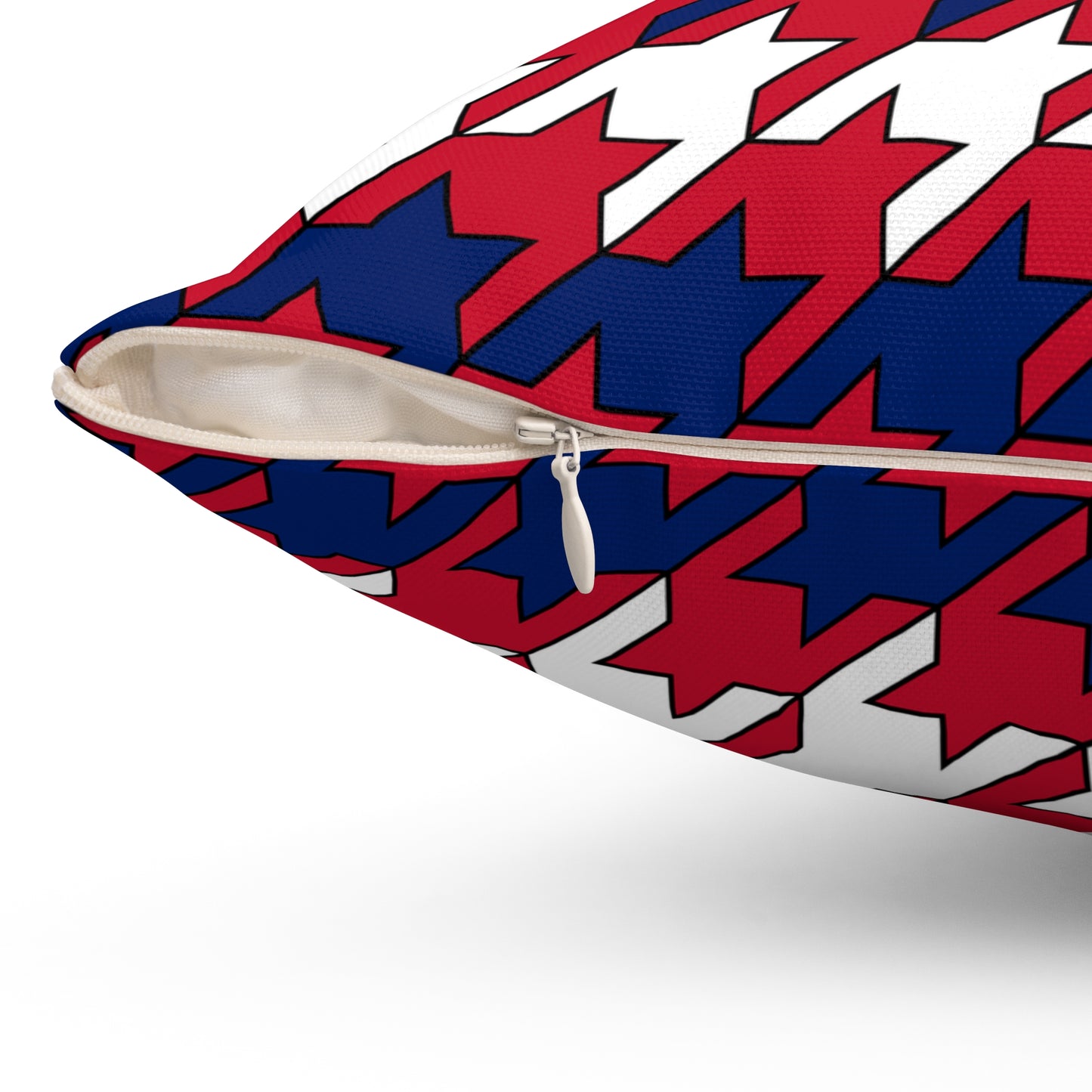 Saint Helena, Ascension And Tristan Da Cunha Retro Houndstooth Cushion Pillow