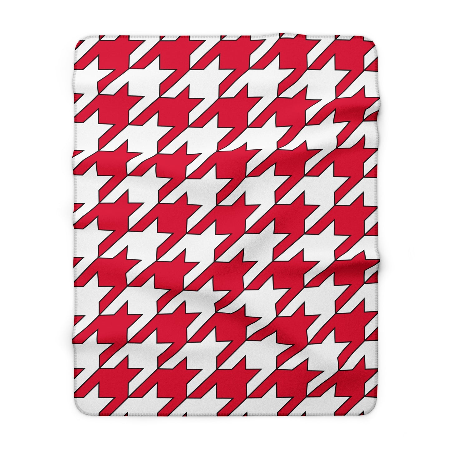 Poland Retro Houndstooth Blanket Throw