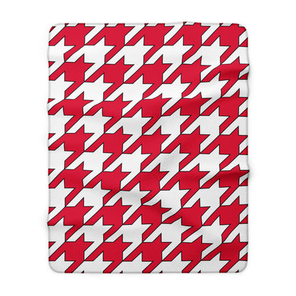 Poland Retro Houndstooth Blanket Throw