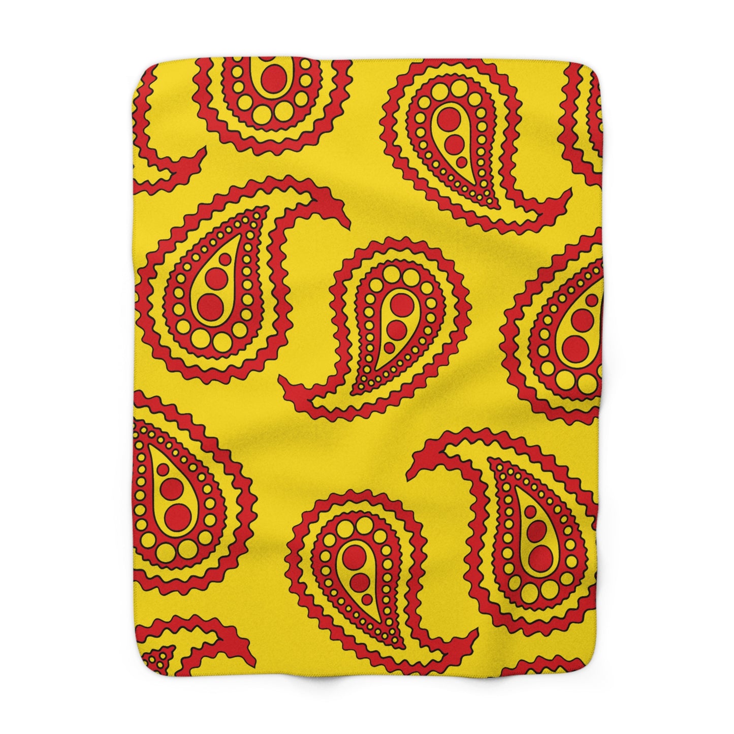Catalonia Retro Paisley Blanket Throw