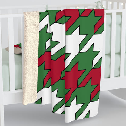 Suriname Retro Houndstooth Blanket Throw
